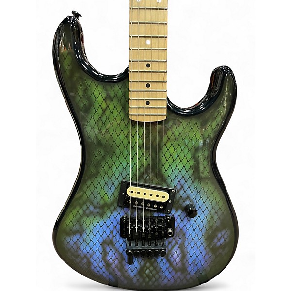 Used Kramer Baretta Viper Snakeskin Solid Body Electric Guitar