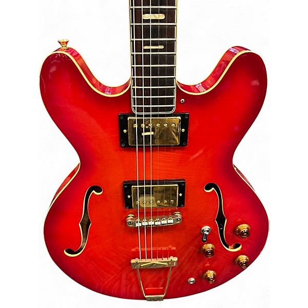 Used Aria 5502 2 Color Sunburst Hollow Body Electric Guitar