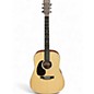 Used Martin D10E left handed Natural Acoustic Electric Guitar thumbnail