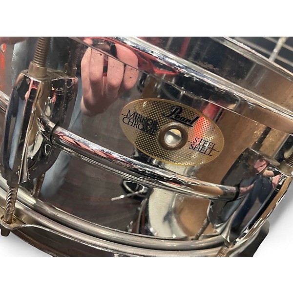 Used Pearl 14in Mirror Chrome Steel Drum