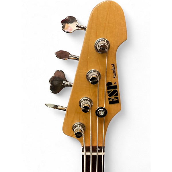 Used 2004 ESP Standard Jazz Bass (MIJ) Black Electric Bass Guitar