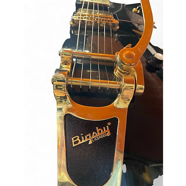 Used Cort TRG-2 Black Hollow Body Electric Guitar