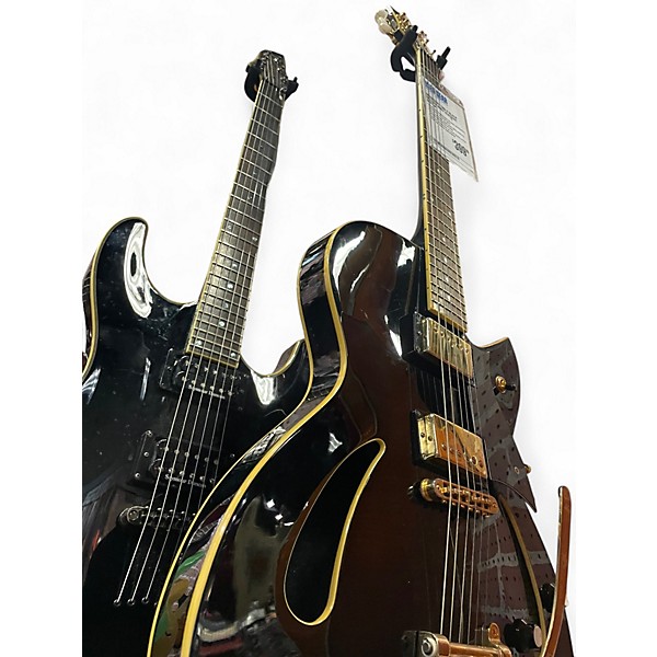 Used Cort TRG-2 Black Hollow Body Electric Guitar