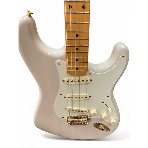 Used Fender Limited Edition American Original '50s Stratocaster Mary Kaye White Blonde Solid Body Electric Guitar