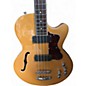 Used Waterstone Semi Hollow Natural Electric Bass Guitar