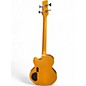 Used Waterstone Semi Hollow Natural Electric Bass Guitar
