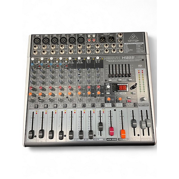 Used Behringer Xenyx X1222USB Unpowered Mixer