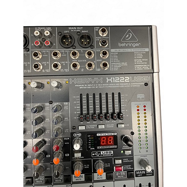 Used Behringer Xenyx X1222USB Unpowered Mixer