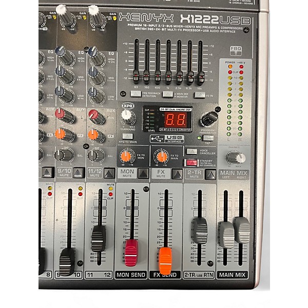 Used Behringer Xenyx X1222USB Unpowered Mixer