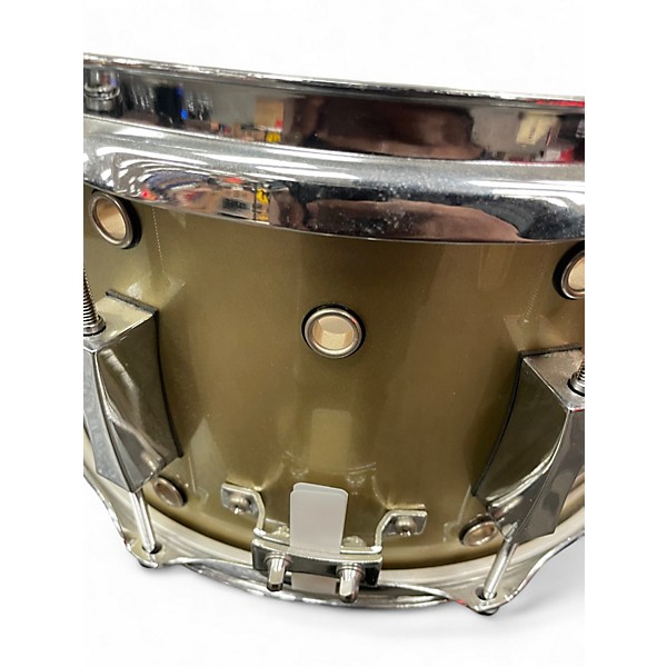 Used Pork Pie 3X13 Little Squealer Snare Shoreline Gold Drum
