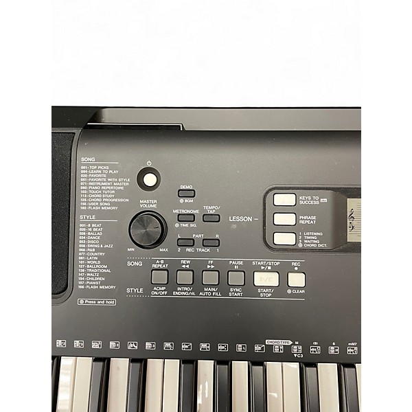 Used Yamaha PSRE363 61 Key Portable Keyboard
