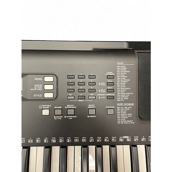 Used Yamaha PSRE363 61 Key Portable Keyboard