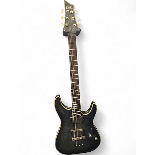 Used Schecter Guitar Research C1 Platinum Black Solid Body Electric Guitar