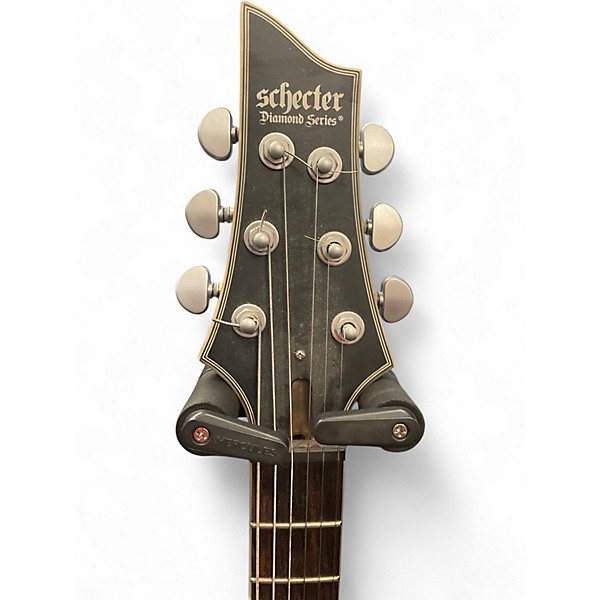 Used Schecter Guitar Research C1 Platinum Black Solid Body Electric Guitar