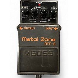 Used BOSS MT2 Metal Zone Distortion Effect Pedal