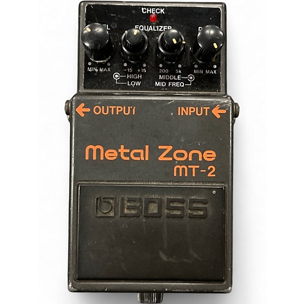 Used BOSS MT2 Metal Zone Distortion Effect Pedal