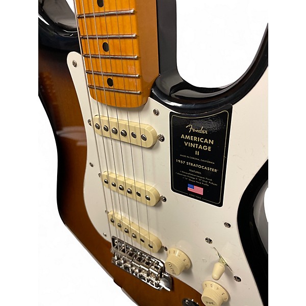 Used Fender American Vintage II 1957 Stratocaster 2 Color Sunburst Solid Body Electric Guitar