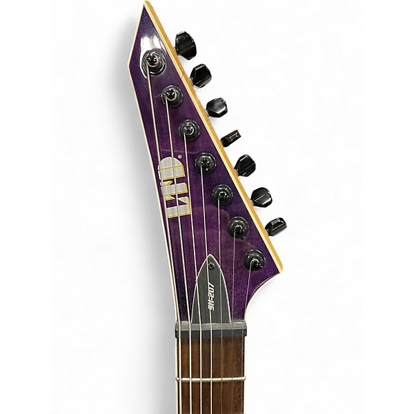 Used ESP LTD SH207 Brian Welch Trans Purple Solid Body Electric Guitar