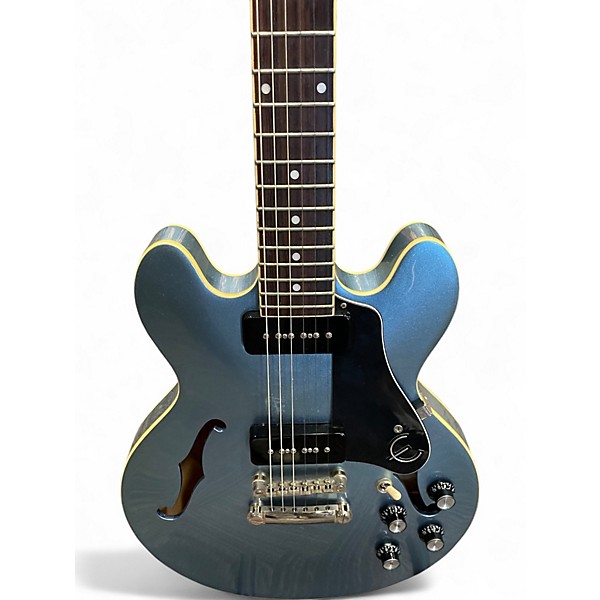 Used Epiphone ES-339 P90 Pro Pelham Blue Hollow Body Electric Guitar