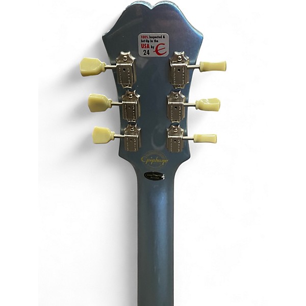 Used Epiphone ES-339 P90 Pro Pelham Blue Hollow Body Electric Guitar