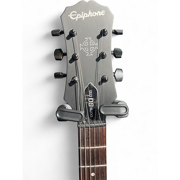 Used Epiphone Goth SG Limited Flat Black Solid Body Electric Guitar