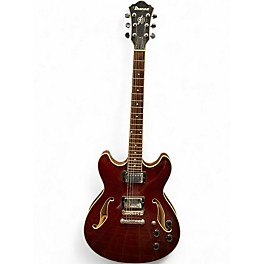 Used Ibanez AS73 Artcore Crimson Red Burst Hollow Body Electric Guitar