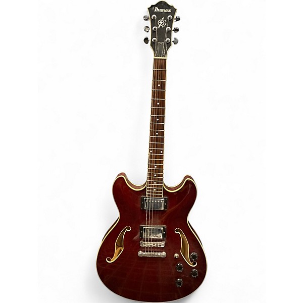 Used Ibanez AS73 Artcore Crimson Red Burst Hollow Body Electric Guitar