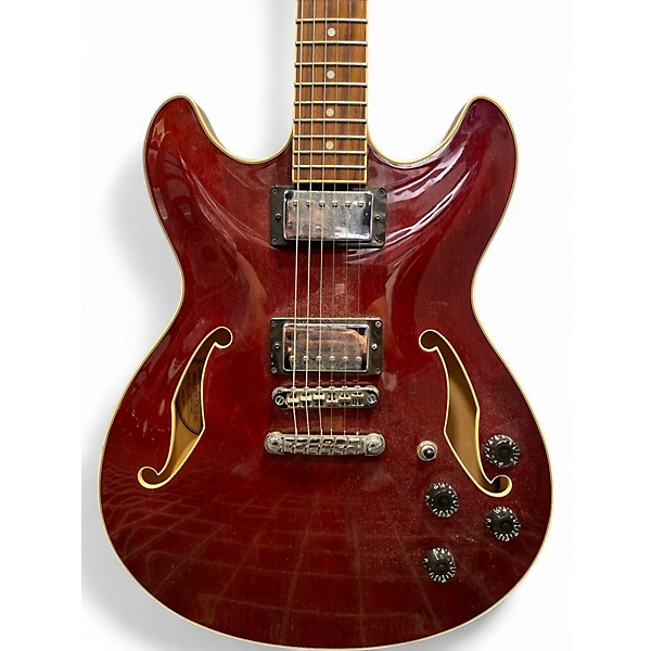 Used Ibanez AS73 Artcore Crimson Red Burst Hollow Body Electric Guitar