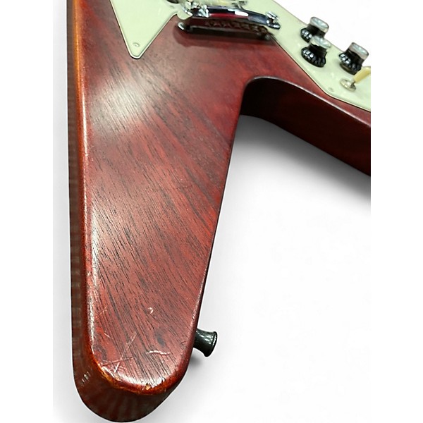Used Gibson flying v faded Worn Cherry Solid Body Electric Guitar