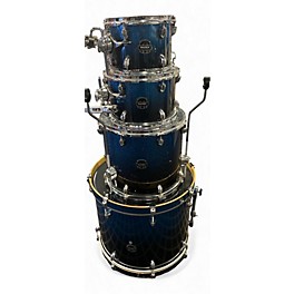 Used Mapex 4 Piece 4 PIECE ARMORY SHELL PACK PHOTON BLUE Drum Kit