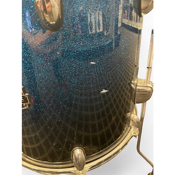 Used Mapex 4 Piece 4 PIECE ARMORY SHELL PACK PHOTON BLUE Drum Kit