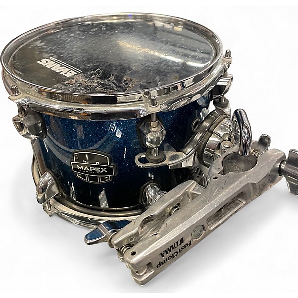 Used Mapex 4 Piece 4 PIECE ARMORY SHELL PACK PHOTON BLUE Drum Kit