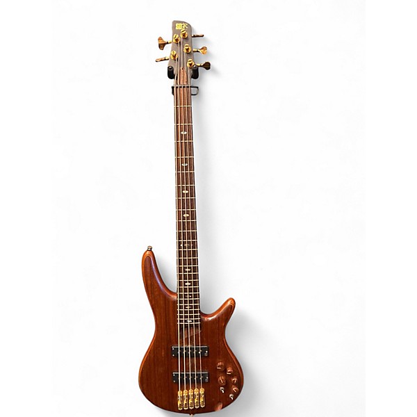 Used Ibanez SDGR 5 Vintage Natural Flat Electric Bass Guitar