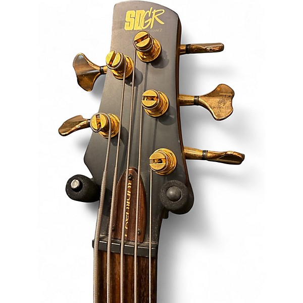 Used Ibanez SDGR 5 Vintage Natural Flat Electric Bass Guitar