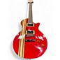 Used CMG Guitars Ashlee Stripey Candy Apple Red Solid Body Electric Guitar thumbnail