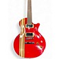 Used CMG Guitars Ashlee Stripey Candy Apple Red Solid Body Electric Guitar