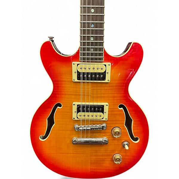 Used Dean Boca 12 Transparent Cherry Solid Body Electric Guitar