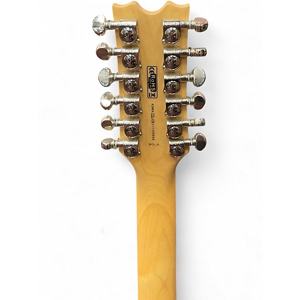 Used Dean Boca 12 Transparent Cherry Solid Body Electric Guitar