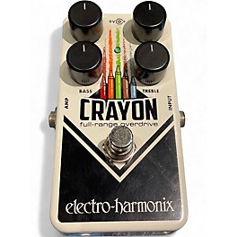 Used Electro-Harmonix Crayon Full Range Overdrive Effect Pedal