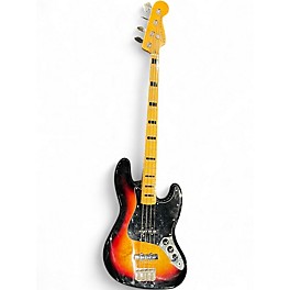 Used Squier Contemporary Jazz Bass 2 Color Sunburst Electric Bass Guitar