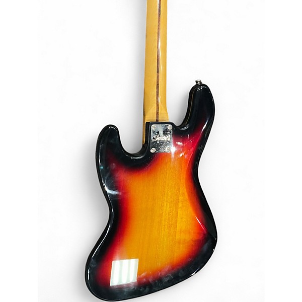 Used Squier Contemporary Jazz Bass 2 Color Sunburst Electric Bass Guitar