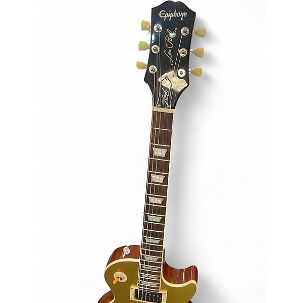 Used Epiphone Slash Signature Les Paul "Victoria"  Gold Top Solid Body Electric Guitar