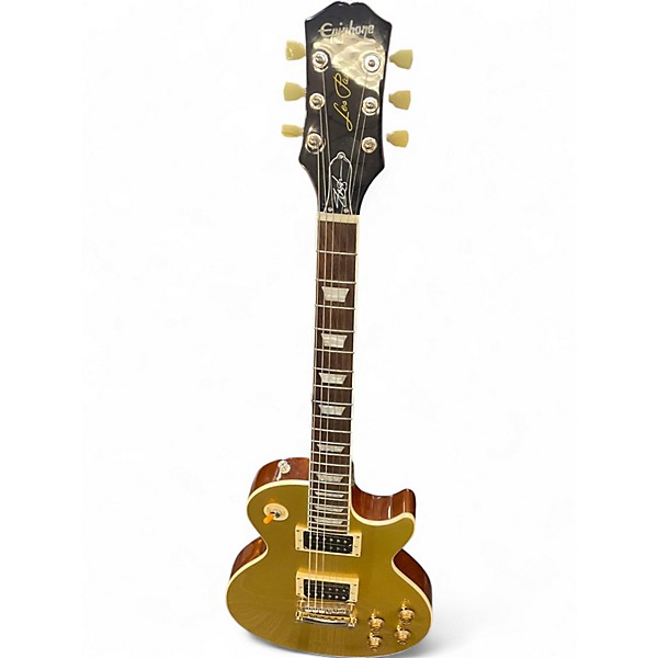 Used Epiphone Slash Signature Les Paul "Victoria"  Gold Top Solid Body Electric Guitar
