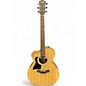 Used Taylor 114CE Left Handed Natural Acoustic Electric Guitar thumbnail