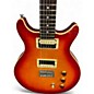 Used Hamer FLAT TOP SFTF-CS-D Orange Solid Body Electric Guitar