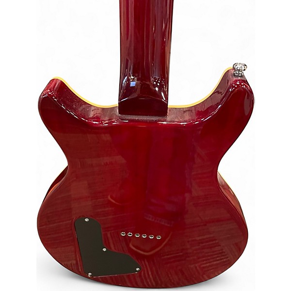 Used Hamer FLAT TOP SFTF-CS-D Orange Solid Body Electric Guitar