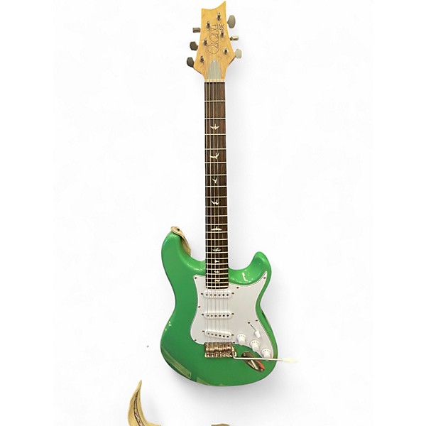 Used PRS SE Silver Sky Ever Green Solid Body Electric Guitar