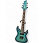 Used Schecter Guitar Research Omen Extreme 6 Ocean Blue Burst Solid Body Electric Guitar thumbnail