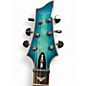 Used Schecter Guitar Research Omen Extreme 6 Ocean Blue Burst Solid Body Electric Guitar