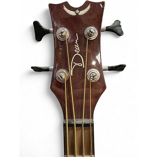 Used Dean EABC Natural Acoustic Bass Guitar
